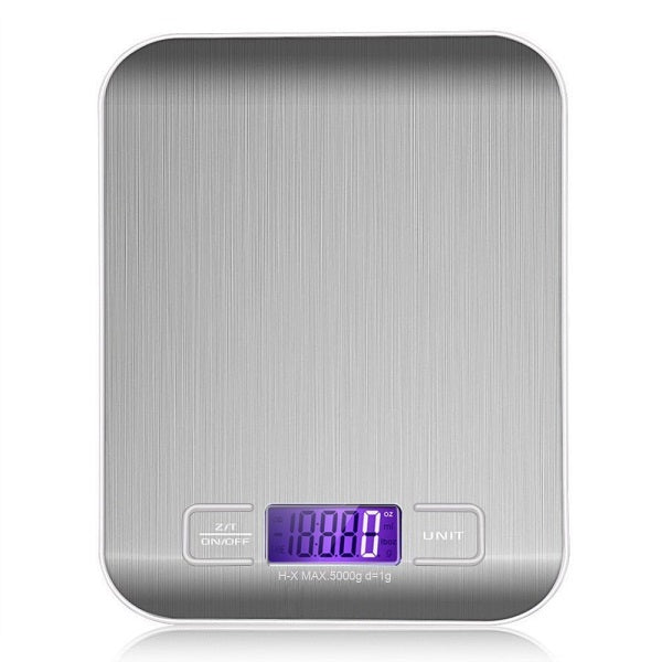 Stainless steel electronic kitchen scale