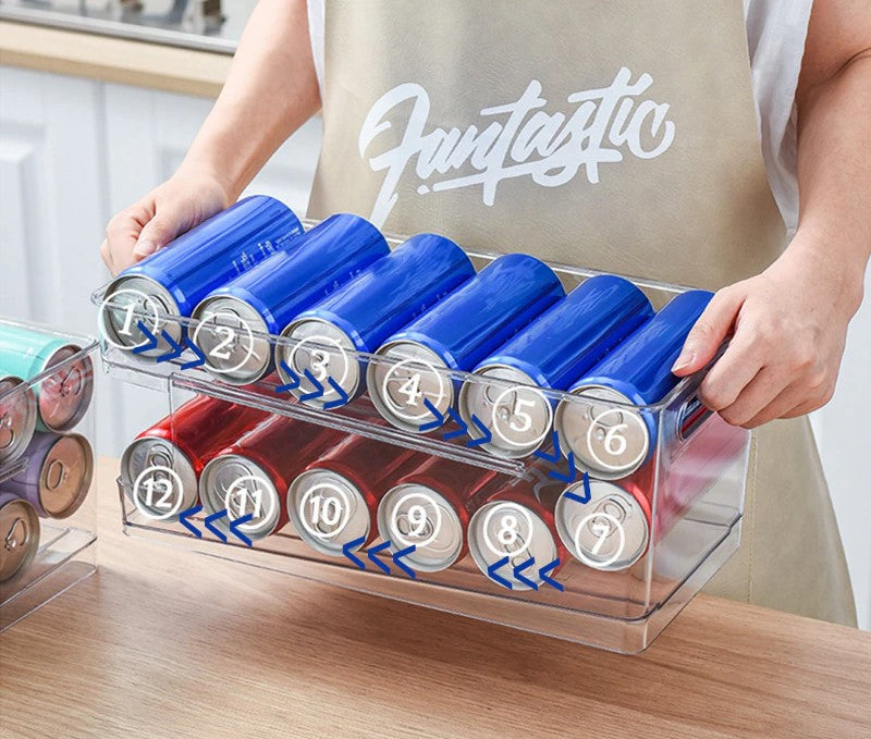 2 Layer Rolling Drink Can Dispenser