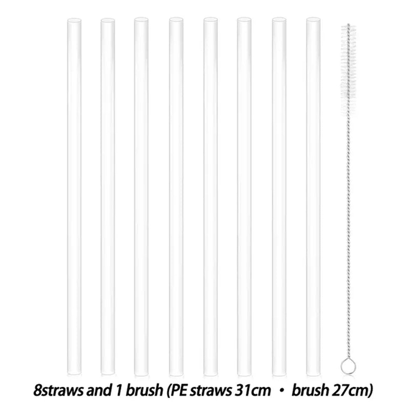 Replacement Straws with Cleaning Brush for Stanley Tumbler