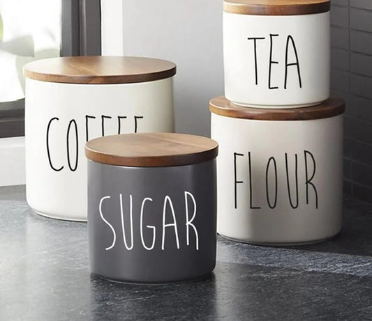 Kitchen Canister Stickers