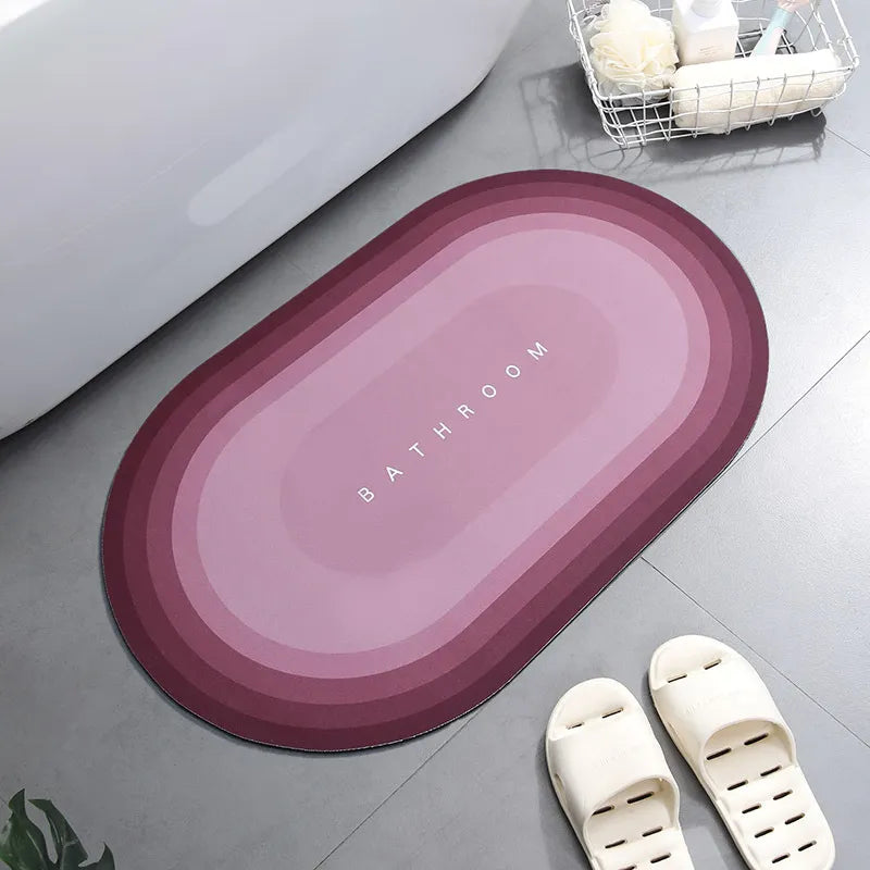 Super Absorbent Shower Bath Mat Bathroom (Anti-Slip)