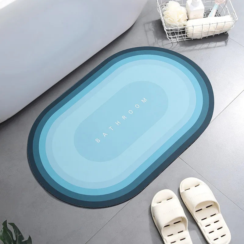 Super Absorbent Shower Bath Mat Bathroom (Anti-Slip)